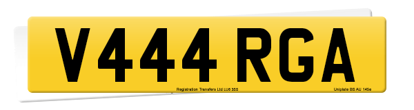 Registration number V444 RGA